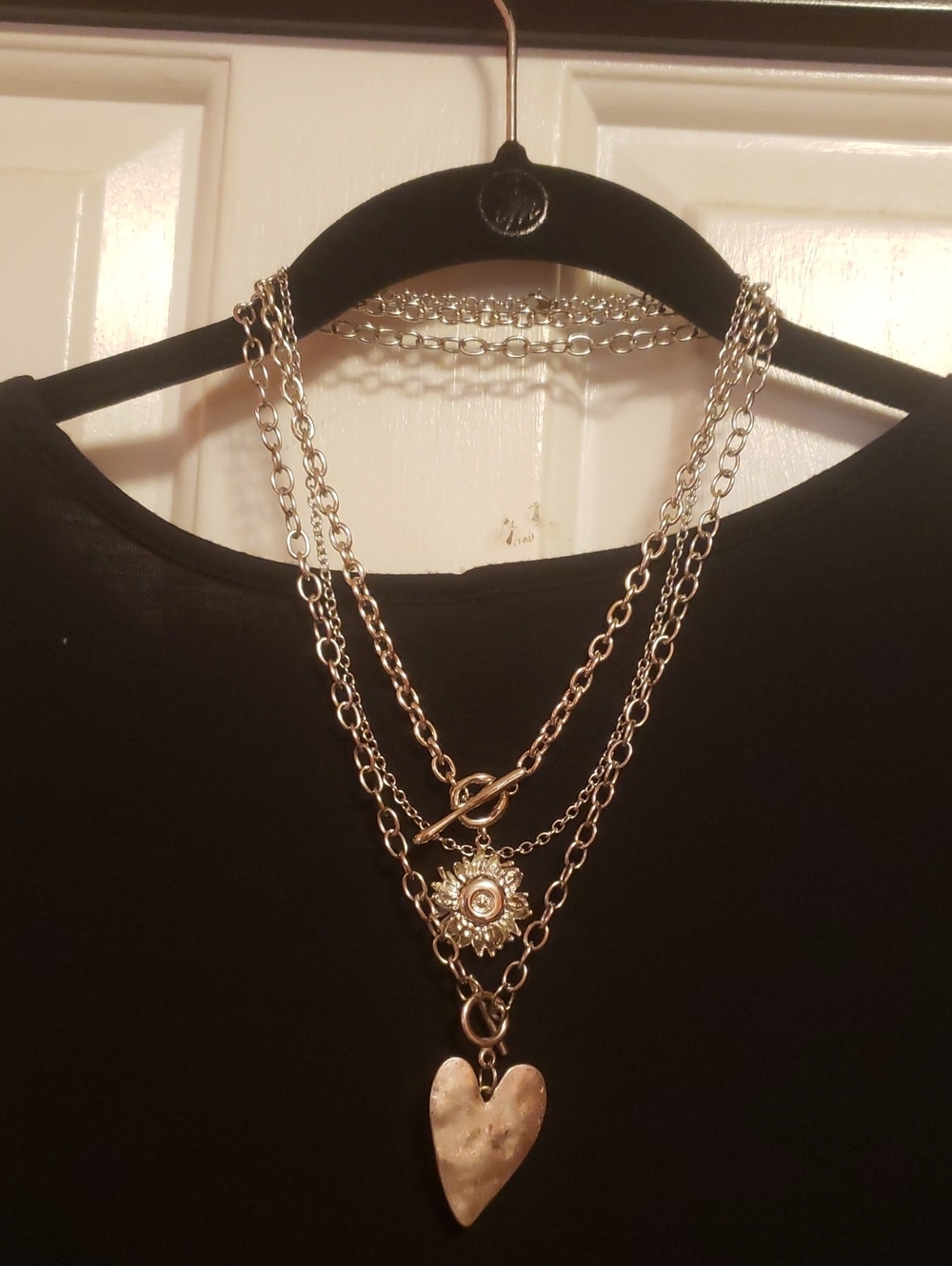 Bundle of two toggles and one Silvertone Chain.